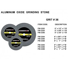 CRESTON FW-3388 Aluminum Oxide Grinding Stone Grit No. 36  